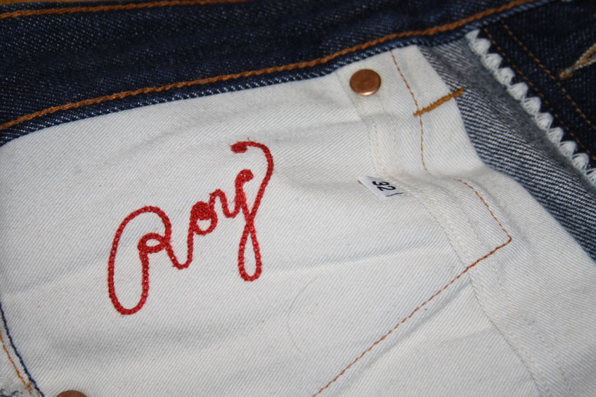 ROY RS1 embroidery