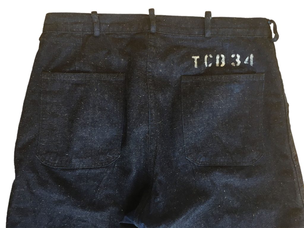 TCB Seaman trousers topblock back