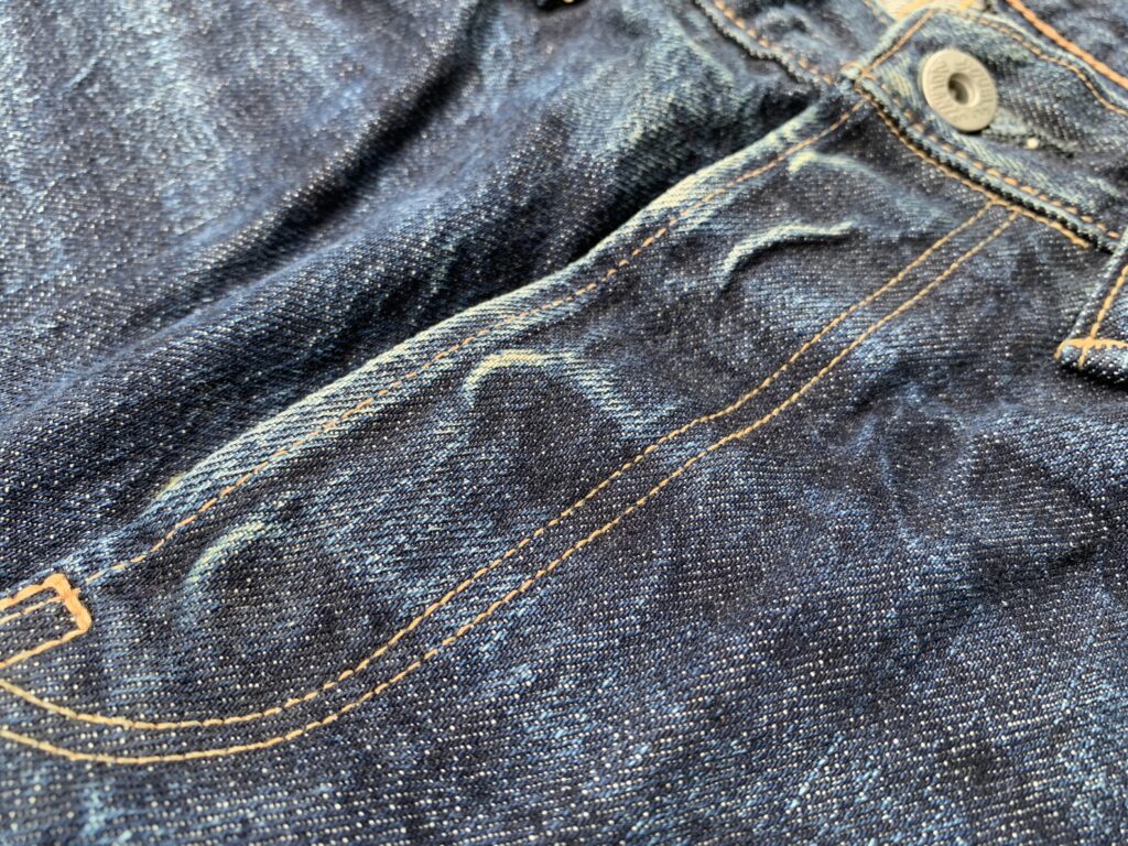 button fades after 1 year of wear