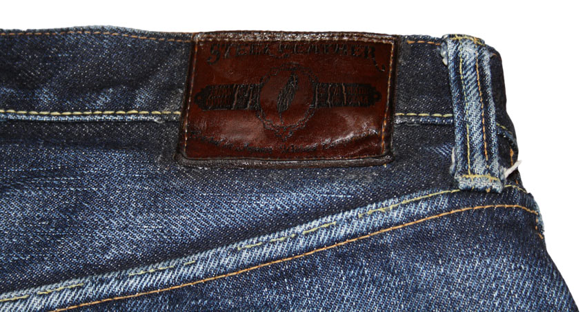 Steel Feather jeans patch
