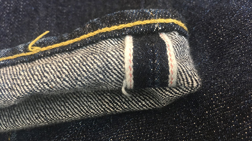 Pink selvedge-ID