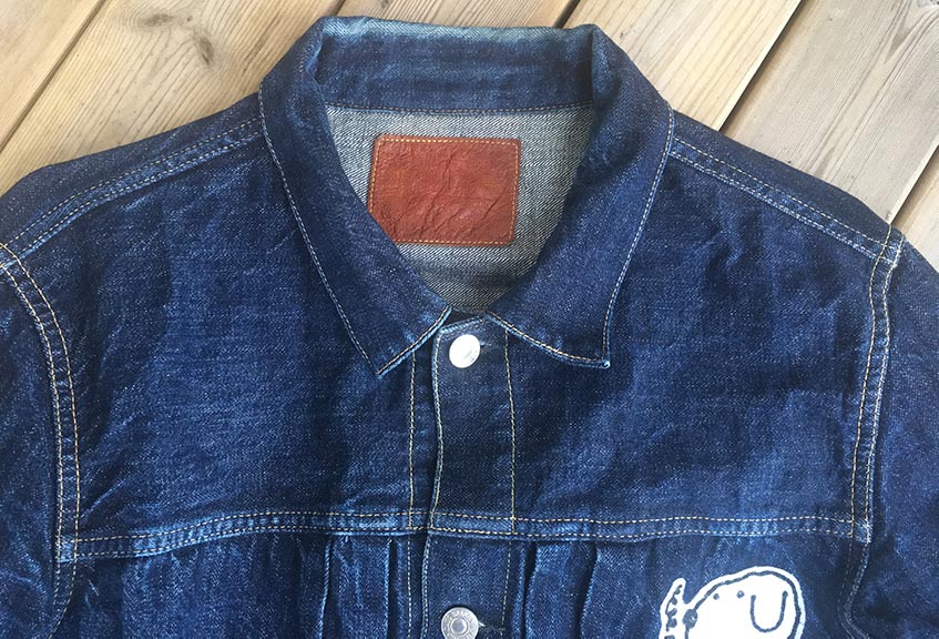tcb 30's jacket leather patch