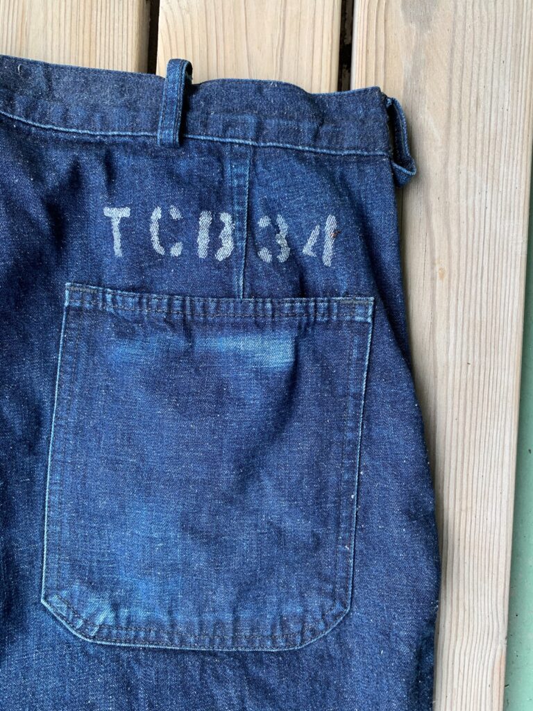 TCB stencile and backpocket, 6 months of wear