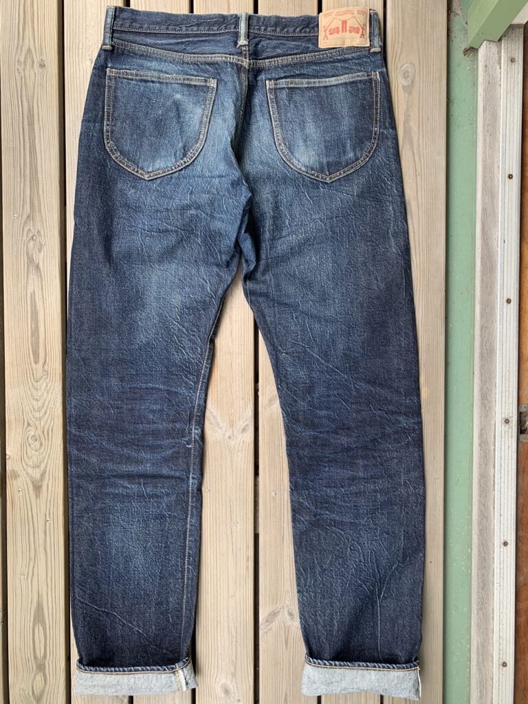 Indigo Veins GBG001 back 1 year of wear