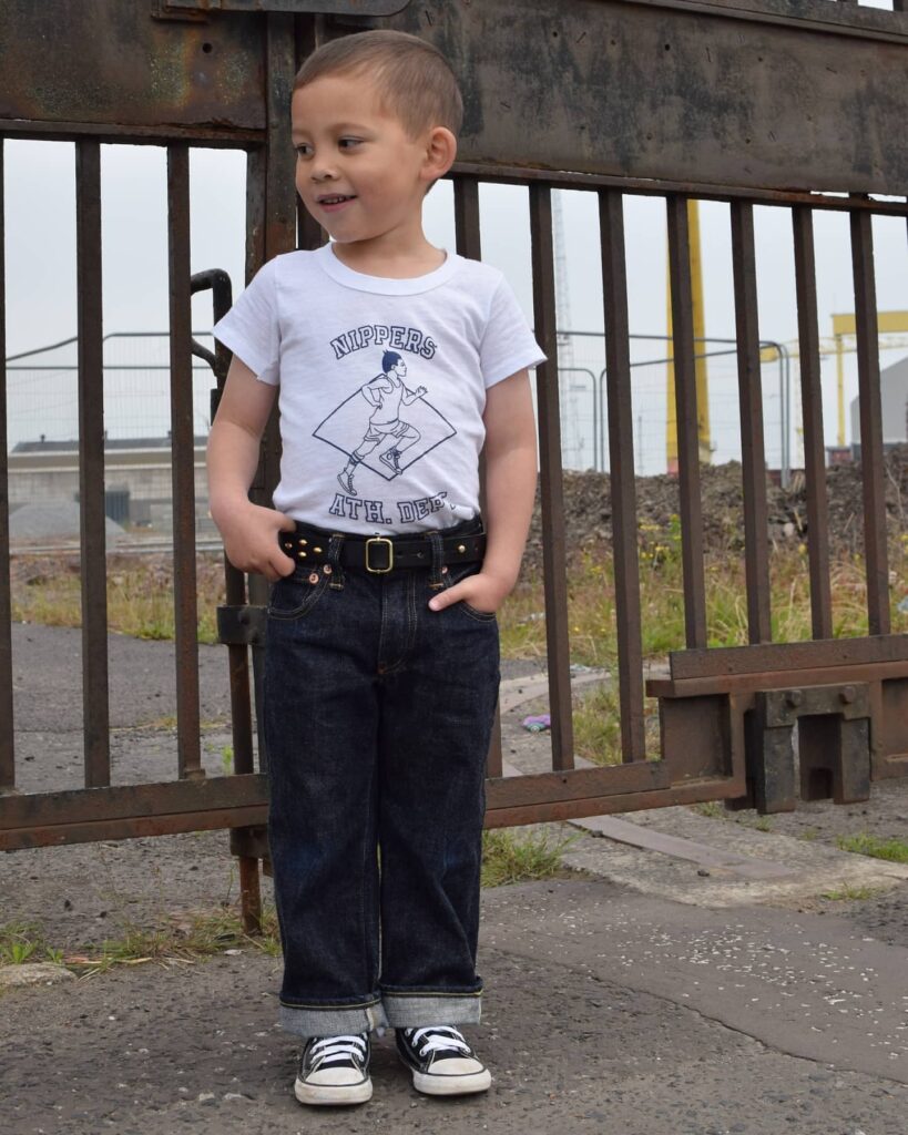 jack posing in Nippers NO1 jeans