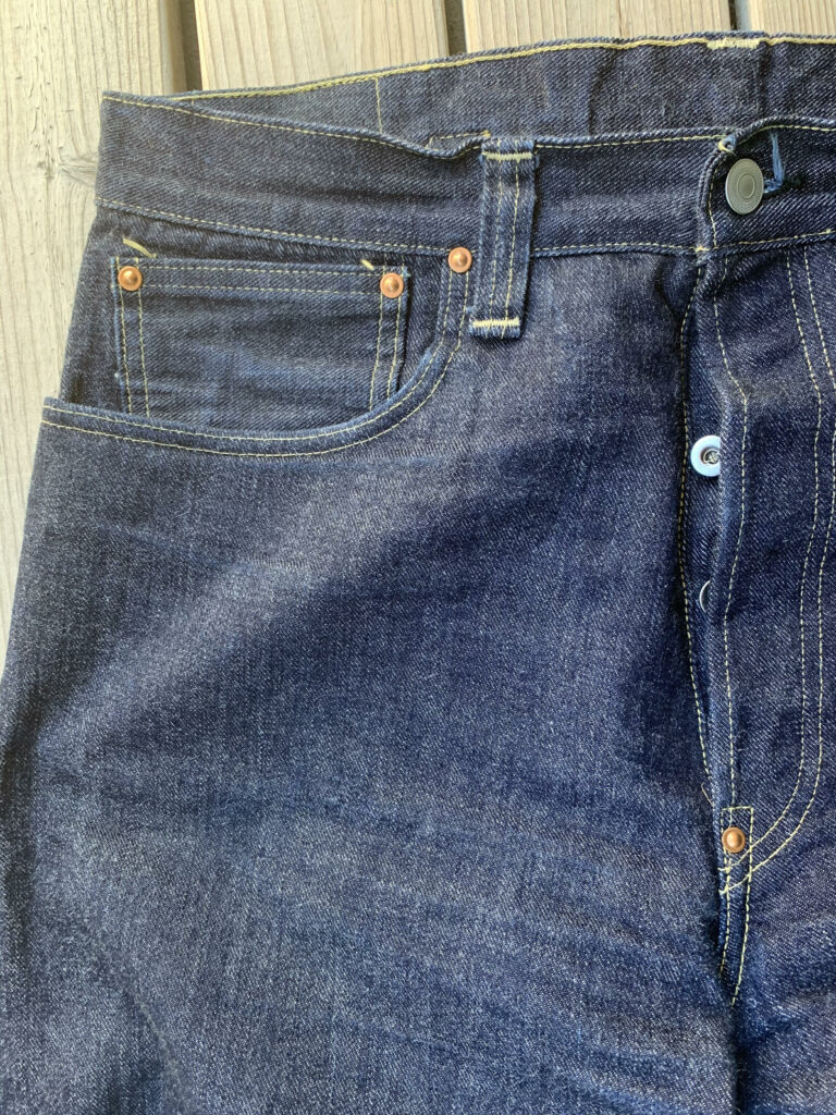 Warehouse 1939 Montgomery Ward jeans - Indigo Veins - A blog about